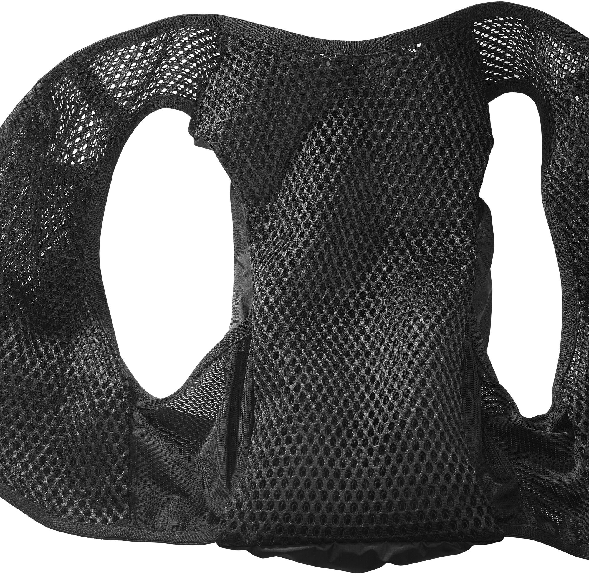 Trinkrucksack SALOMON "ACTIVE SKIN 8 NO FLASKS", Gr. M, schwarz (schwarz, metal), Obermaterial: 100% Polyamid, Rucksäcke Trinkrucksack