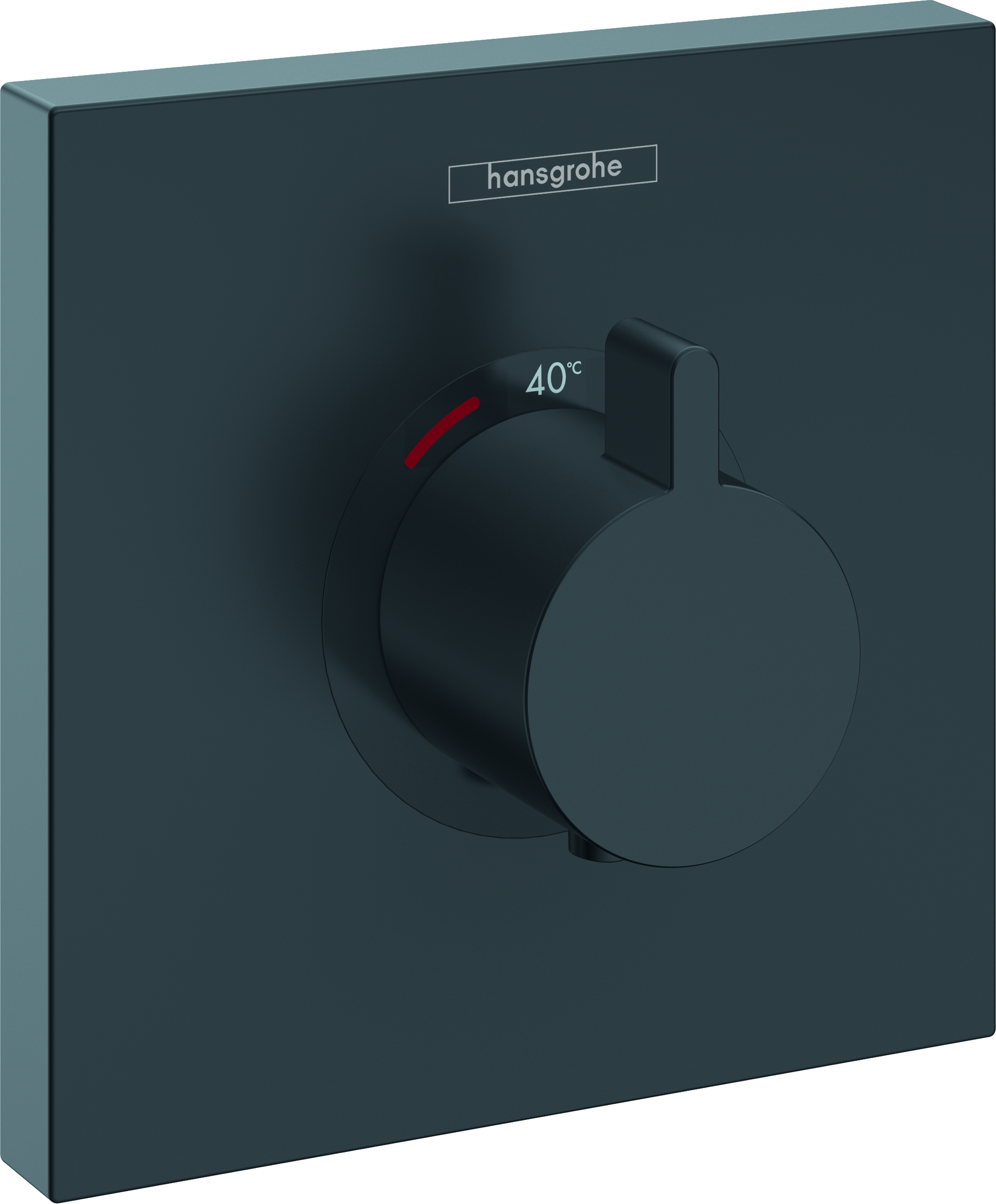 Hansgrohe ShowerSelect Set de finition haut débit 15760670 thermostatique encastré, noir mat