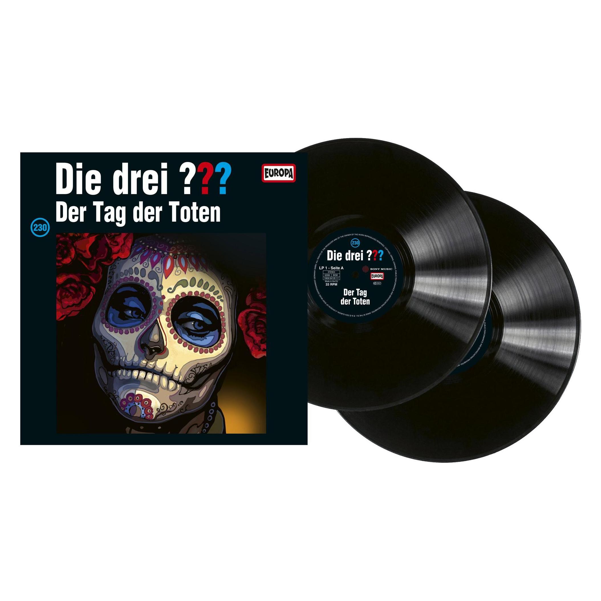 Europa Die drei DREI FRAGEZEICHEN 230 - Der Tag der Toten (2LP) (58841281)