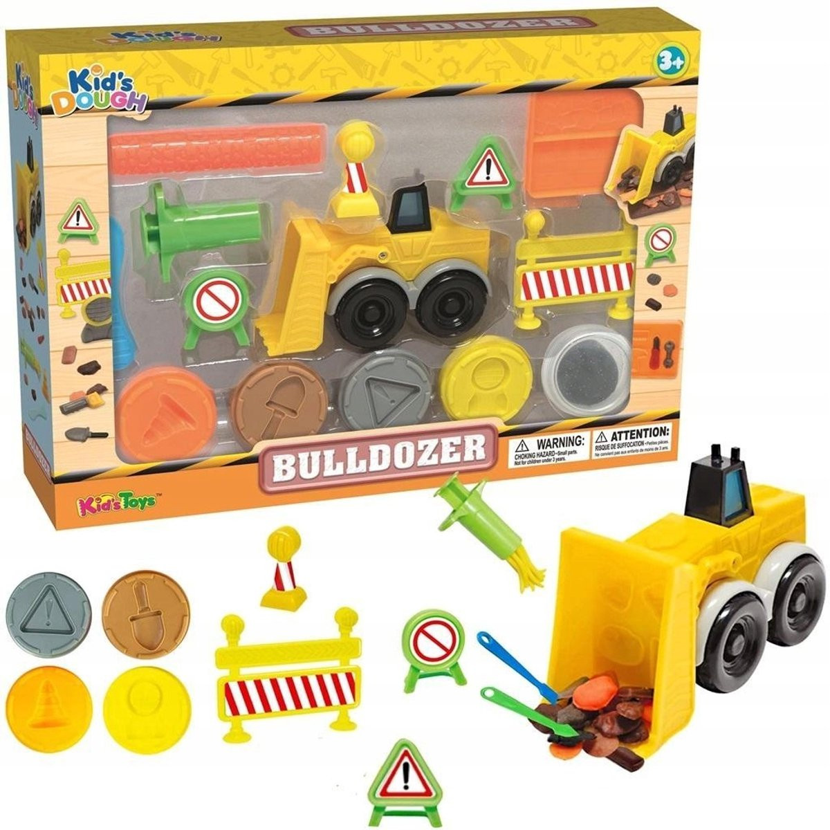 Trifox Bulldozer Klei voor Kinderen