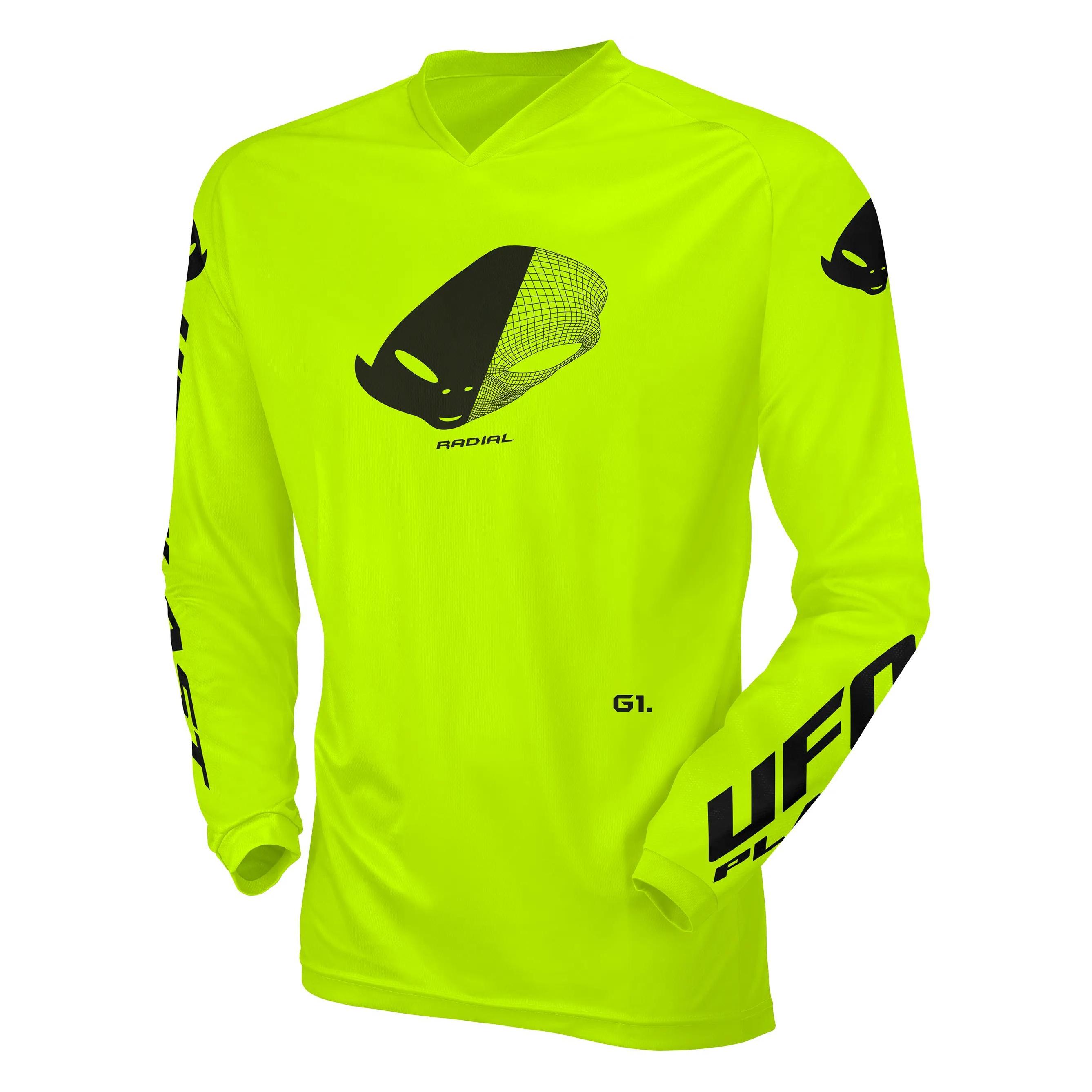 Ufo Plast Kinderjersey Ufo Radial Neon Yellow Gr. Xxxxs (4XS) (MG04531-DFLUXXXXS)