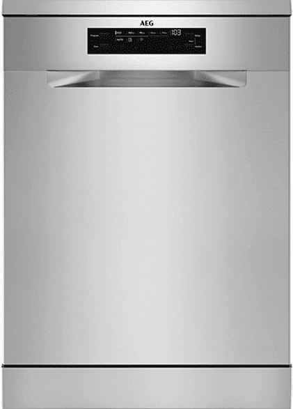 REACONDICIONADO Seminuevo Excelente Lavavajillas - AEG FFB74927ZM, 14 servicios, 8 programas, 60 cm, Sistema AirDry, Inox