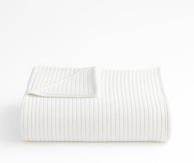 Calvin Klein Subway Tile Matelasse Solid Cotton Blanket