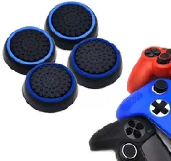 INF Leuchtende Silikon-Daumengriffkappen für Gaming-Controller (4er-Pack)