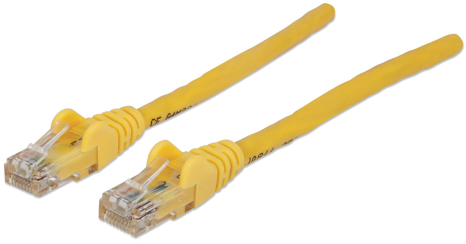 Intellinet Patchkabel RJ45 U/UTP Cat6, 0,50 meter, Geel