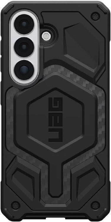 UAG Samsung Galaxy S26 Monarch Pro Carbon Hybrid Bagside Cover - MagSafe Kompatibel - Sort