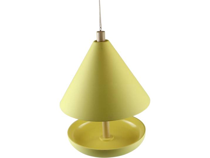 Dekofigur AM DESIGN Vogelhaus aus Bambus , gelb, B:22cm H:14,5cm, Bambus, Dekofiguren, Dekofigur, in gelb oder grün