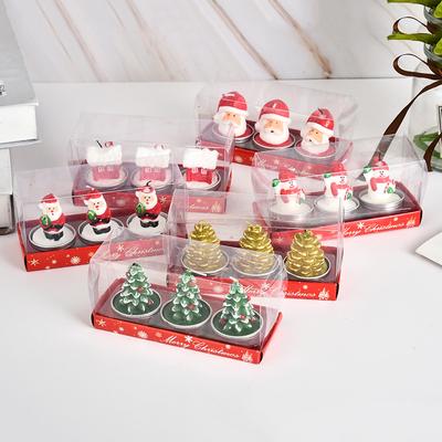 Youfap Market Christmas Gift, Valentine Day Confession Proposal Props, Christmas Craft Gift Candle Painted Decoration snowman