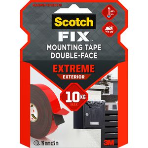 Scotch Montageband Fix Extreme, 5m x 19mm, extra stark, doppelseitig, weiß, wasserdicht
