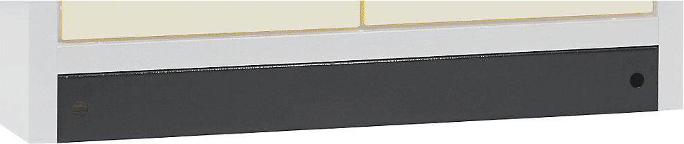 Sockelblende, für Gefahrstoffschrank HxBxT 1955 x 900 x 615 mm, Typ 90 asecos