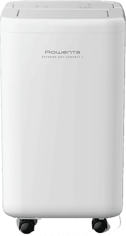 Deshumidificador - Rowenta Extreme Dry Compact DH5260, 16 l/día, Depósito 3 l, Superficie 40 m², Silencioso, Blanco