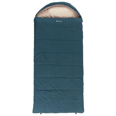 Outwell - Campion Lux - Kunstfaserschlafsack Gr 225 x 105 cm - Bodysize: 195 cm Zip: Left Blau