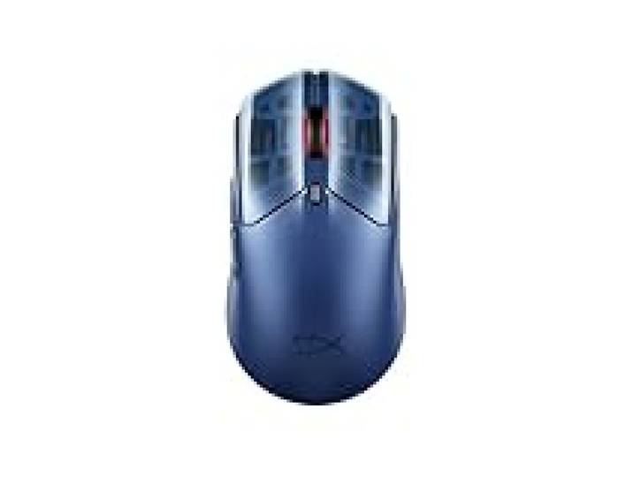 HyperX Pulsefire Haste 2 S Wireless, Souris Gaming sans Fil Ultra Légère 64 g, Coque en Alliage de Magnésium, Capteur HyperX 26K Jusqu’à 26 000 DPI, Autonomie Jusqu’à 120h, Patins en Verre, Bleu