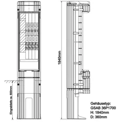 GSAB Elektrotechnik Poller 36P1700K4LSL00