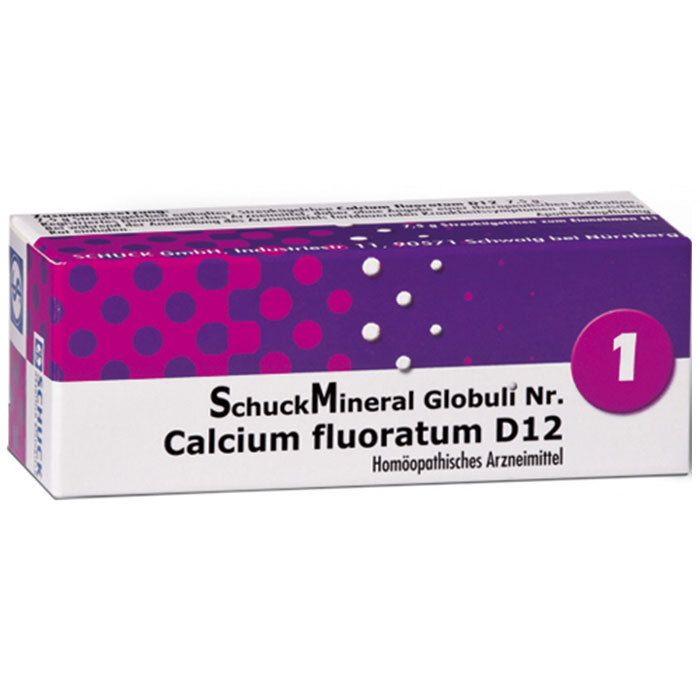 Schuckmineral Globuli 1 Calcium fluoratum D12 7,5 g