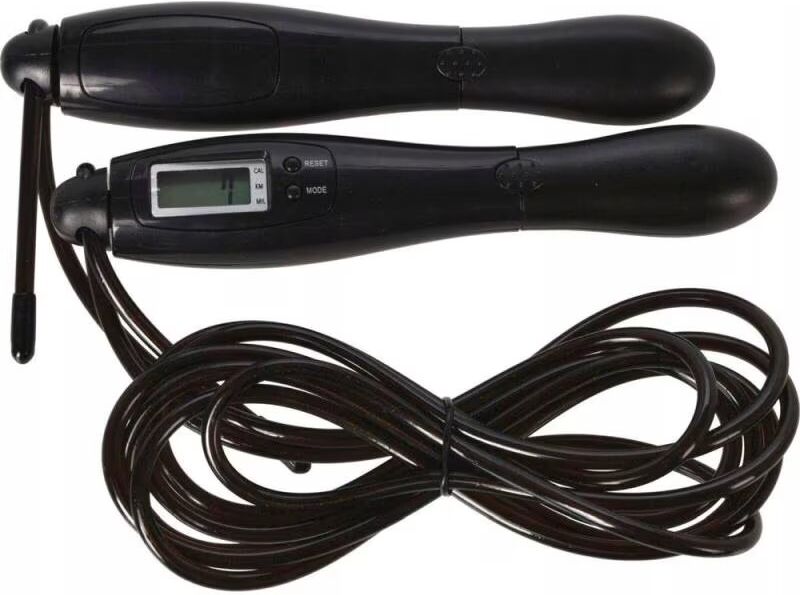 Cuerda De Saltar Xqmax Con Contador Digital Negro Talla Única Unisex