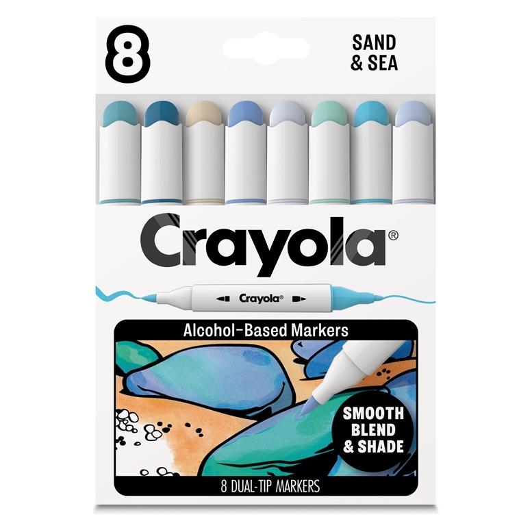 Crayola 8 Marker Sand & Sea (8x) (358-586805)