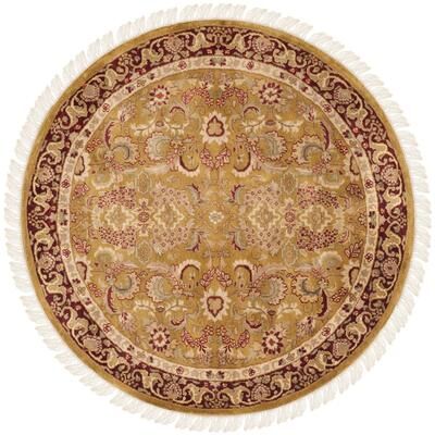 SAFAVIEH Hand-knotted Dynasty Leeann Traditional Oriental Wool Rug with Fringe