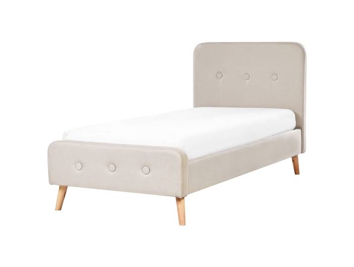 POLSTERBETT 90x200 cm Beige Rennes