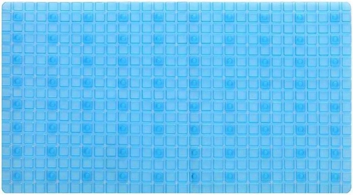 Grijs antislip douchemat voor in de badkamer, 70 x 40 cm
