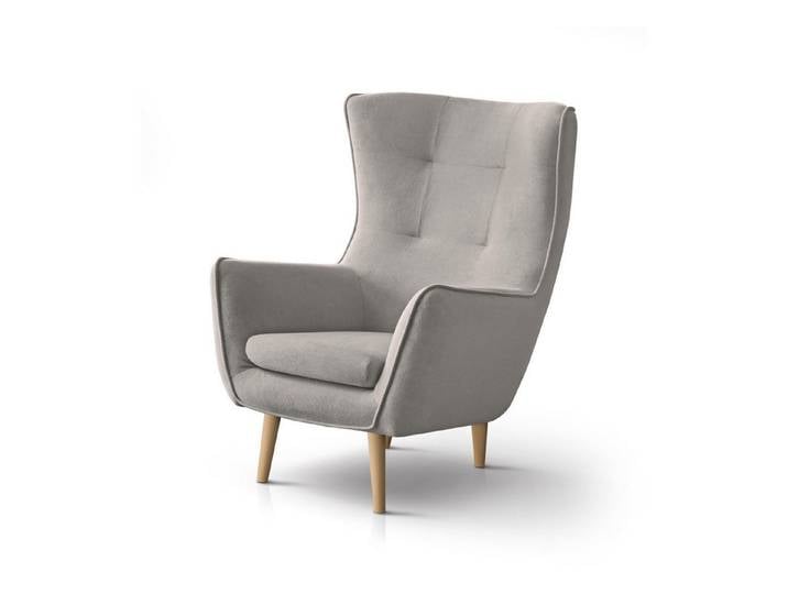 Beautysofa Sessel Moderner, stilvoller, sehr bequemer Hochstuhl Louis (B:82/H:107/T:93cm)