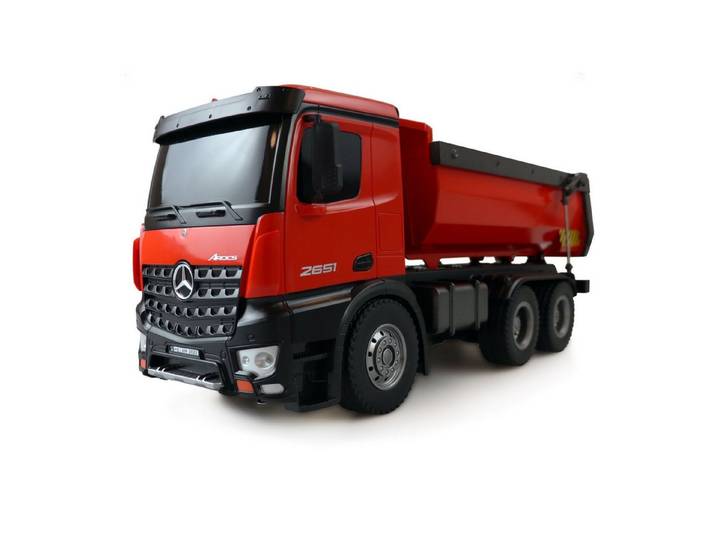 Amewi RC-Bagger Amewi Mercedes-Benz Arocs LKW Kipper 2,4GHz RTR 1:18 rot
