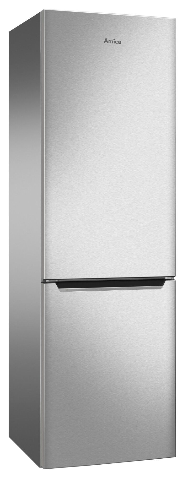 Amica KGCN388140E 180 l / 70 l Kühl-Gefrierkombi freistehend NoFrost 174 kWh Jahr (Edelstahl) KGCN 388 140 E