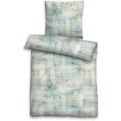 Bettwäsche BIBER himmelblau (LB 200x135 cm) - blau - LB 200x135 cm