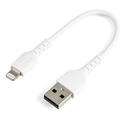 StarTech USB-A naar Lightning-kabel, 15 cm, wit