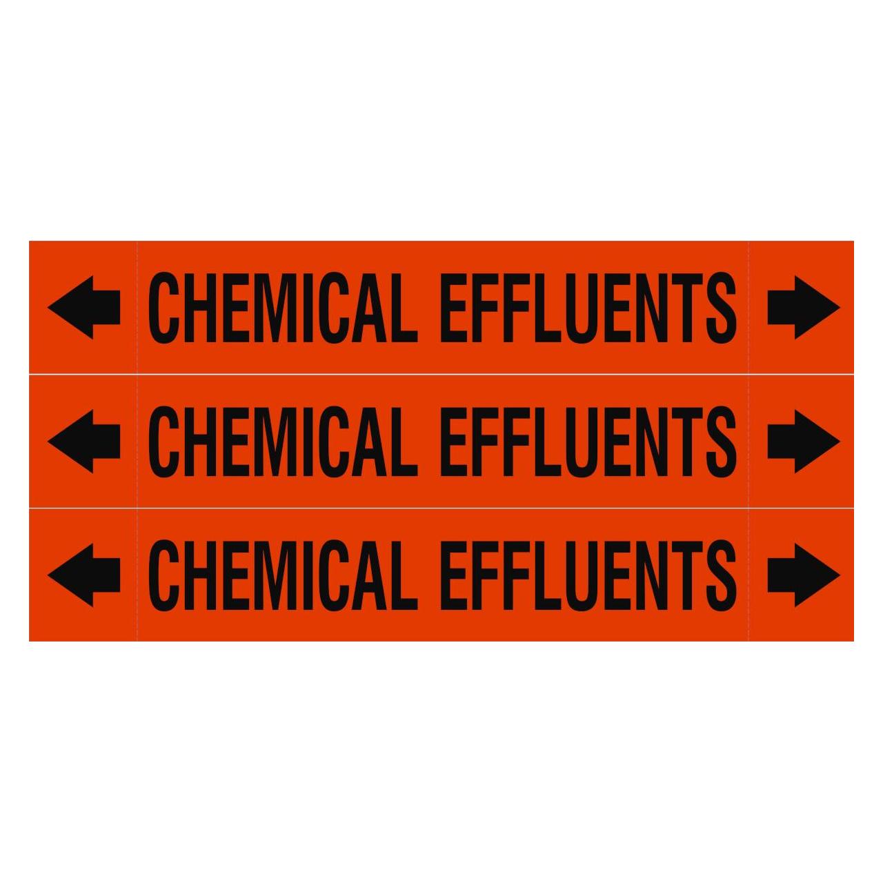 Brady ASME - Rohrmarkierer - Chemical Effluents (312948)