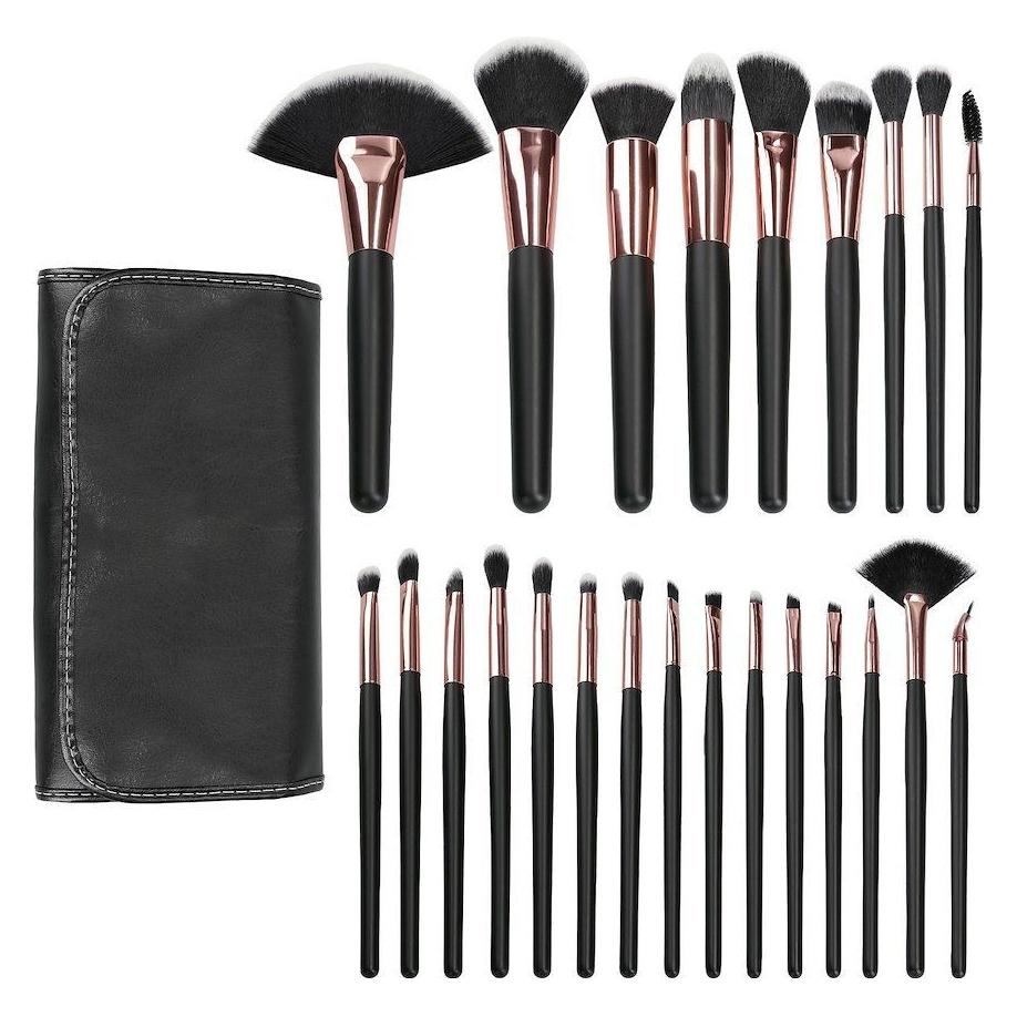 Tools for Beauty T4B MIMO Set of 24 Makeup Brushes with Case - Black (Set) (5903018919645)