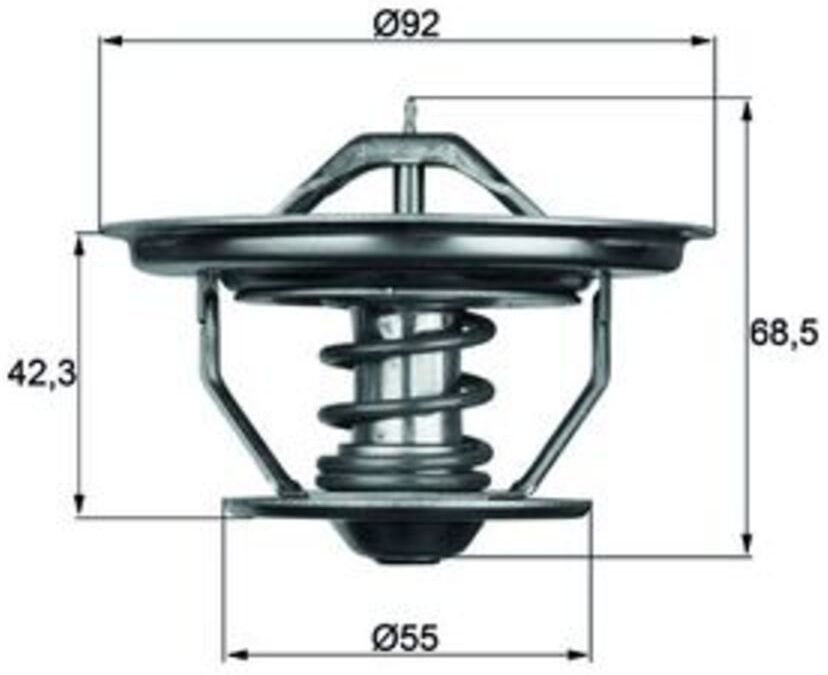 Thermostat, Kühlmittel MAHLE TX 35 75