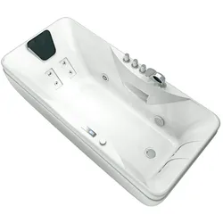 AcquaVapore Whirlpool Pool Badewanne Wanne W49-TH-PL 170x80cm mit Farblichtherapie