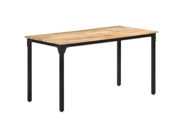 Makastle Esstisch 140x70x76 cm Raues Mangoholz