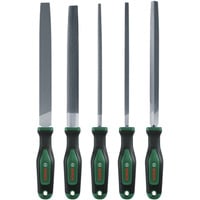 Feilen Set, 5-teilig grün/schwarz, 200mm