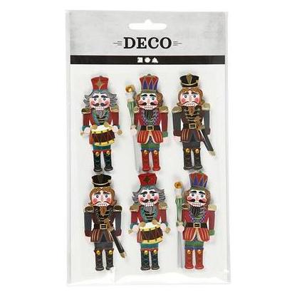 Creativ Company 3D-Sticker Nussknacker (27697)