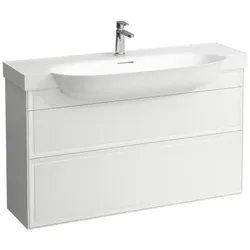 LAUFEN The new classic Waschtisch-Unterbau H4060520856281 117,5x67,5x31,5cm, 2 Schubladen, geschwärzte Eiche