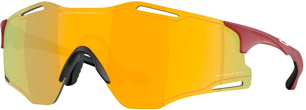 Oakley  - Cybr Zero Matte Iron Red Prizm 24K - Lunettes de soleil