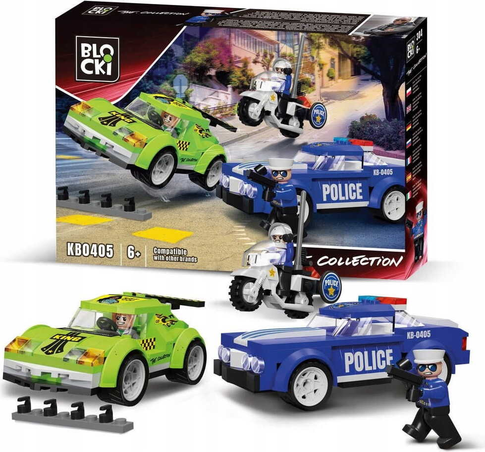 Klocki Blocki: The Collection City Racing Achtervolging