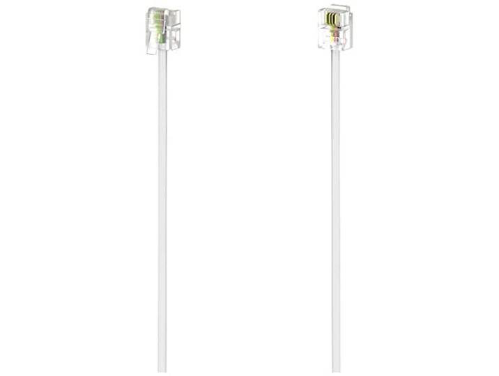 Hama 00201133 telephone cable 3 m White