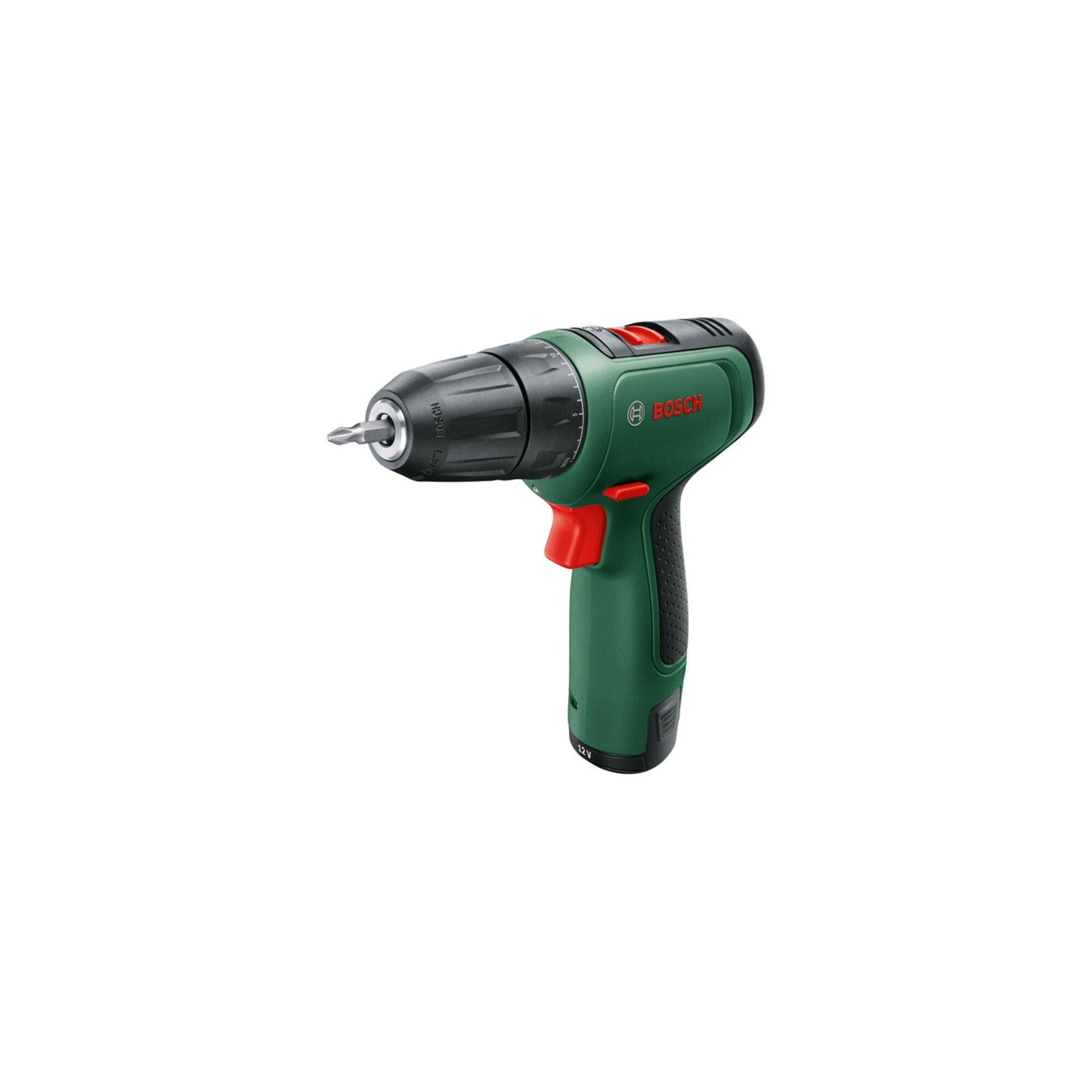BOSCH Akku-Zweigang-Bohrschrauber EasyDrill 1200 mit 1x Akkupack PBA 12V 1.5Ah O-A (06039D3006)