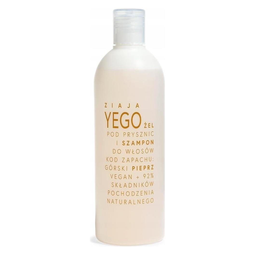 Ziaja Yego And Hair Shampoo Mountain Pepper 400Ml (Flüssiges Shampoo, 400 ml) (5901887016519)