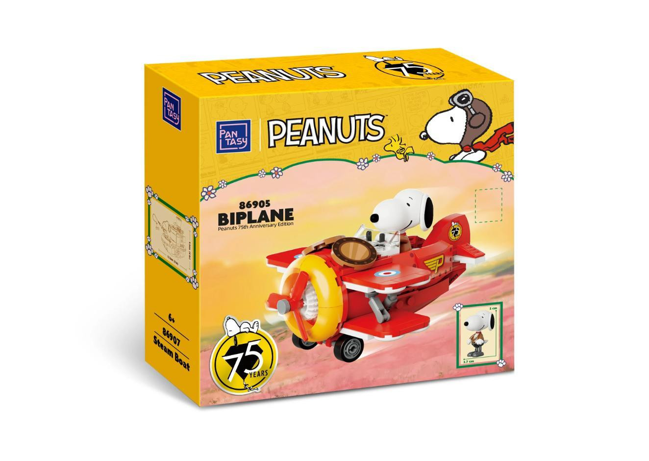 Pantasy Bouwdoos Snoopy Vliegtuig