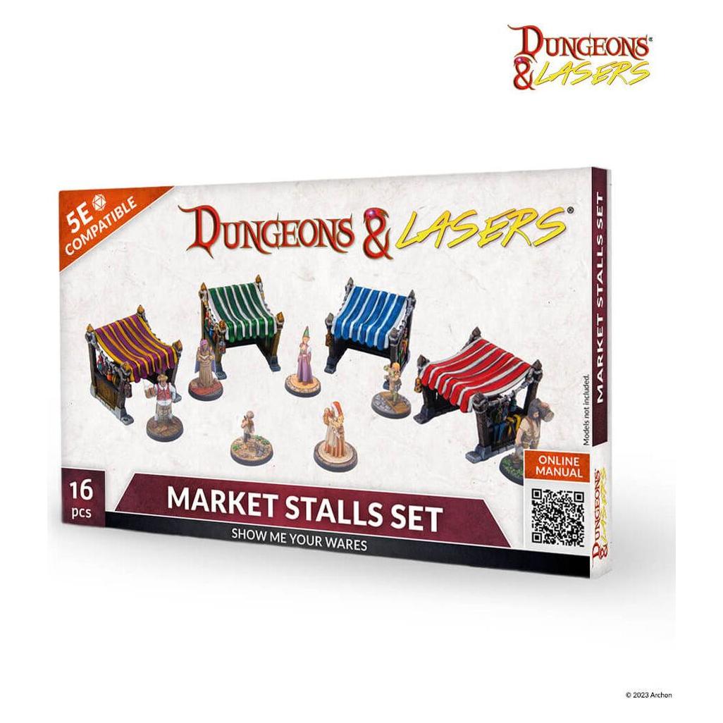 Archon Studio Dungeons & Lasers Expansion Set: MARKET STALLS SET (DNL0055)