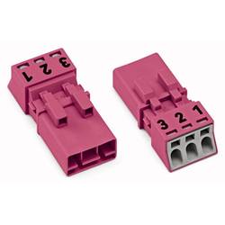 WAGO 890-253/060-000 Netz-Steckverbinder WINSTA MINI Stecker, gerade Gesamtpolzahl: 3 16 A Grau 50 St. Piece