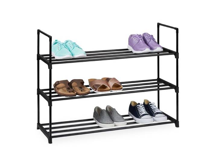 Relaxdays Schuhregal Metall
