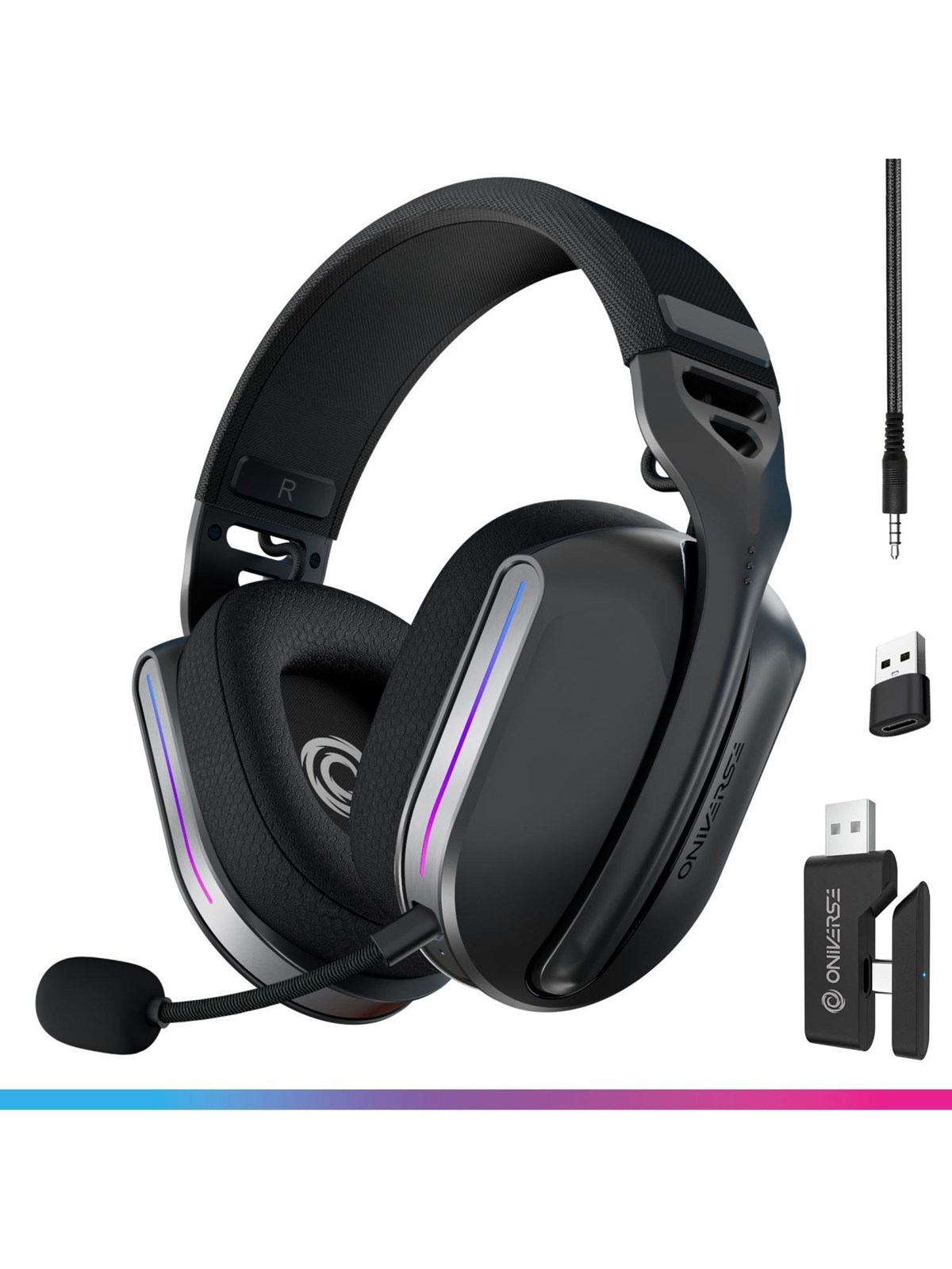 Oniverse Polaris - Eclipse Black - Wireless Headset - Sony PlayStation 4