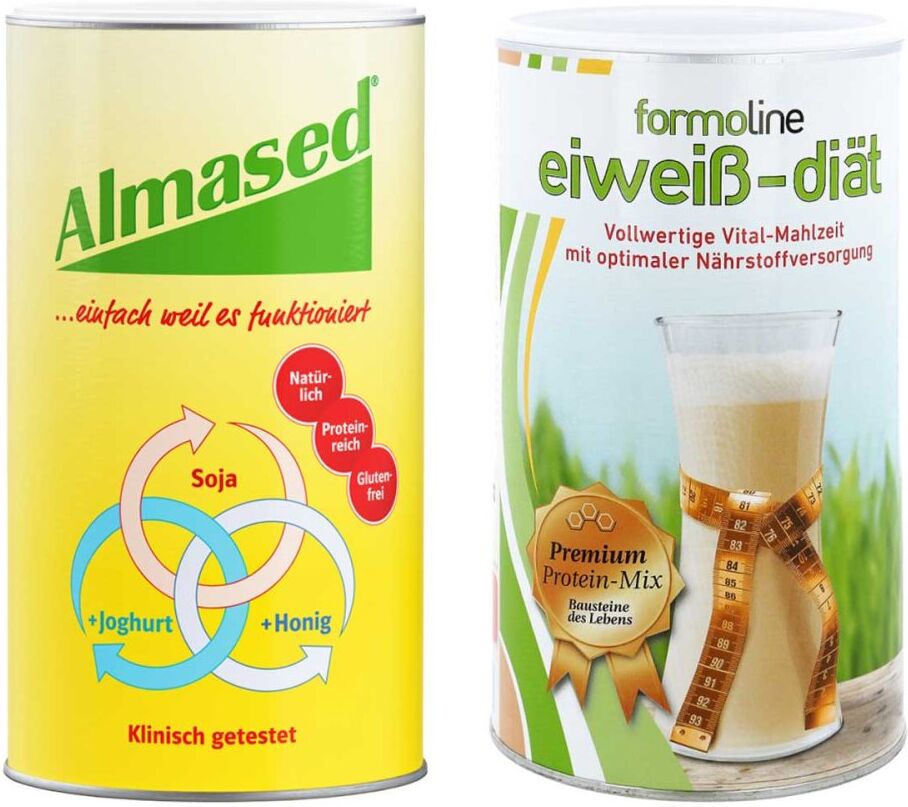 Almased Vitalkost und Formoline Eiweiss Diät Pulver 500+480g