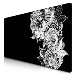 Titanwolf Koi Tattoo 3 (XXL), Mausmatte, Schwarz, Mehrfarbig