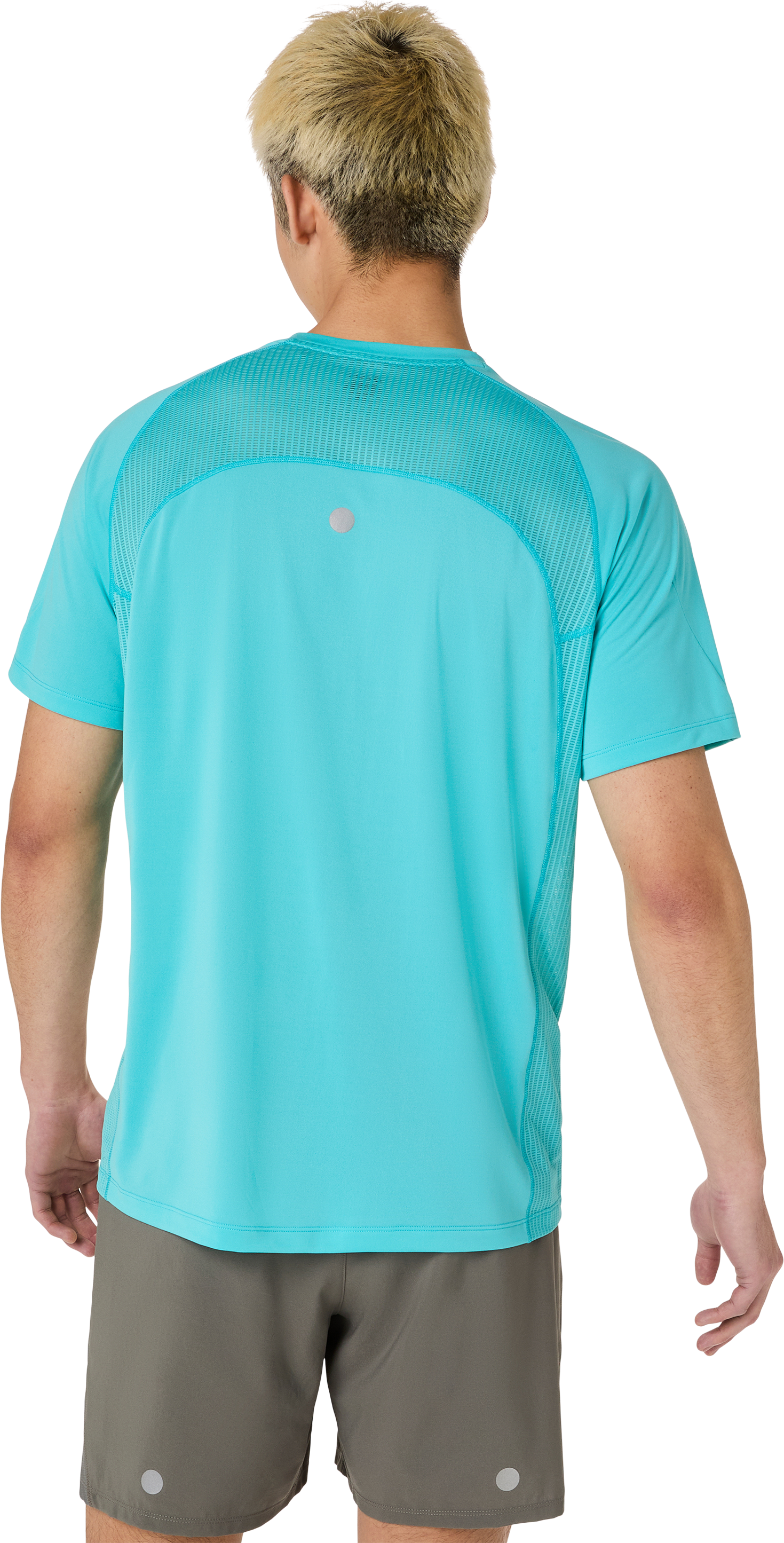 Laufshirt ASICS "ROAD FADE SS TOP", Herren, Gr. XL, energy aqua, Obermaterial: 100% Polyester, Shirts Laufshirt, ACTIBREEZE™ Technologie, Atmungsaktiv, Reflektierend energy aqua XL